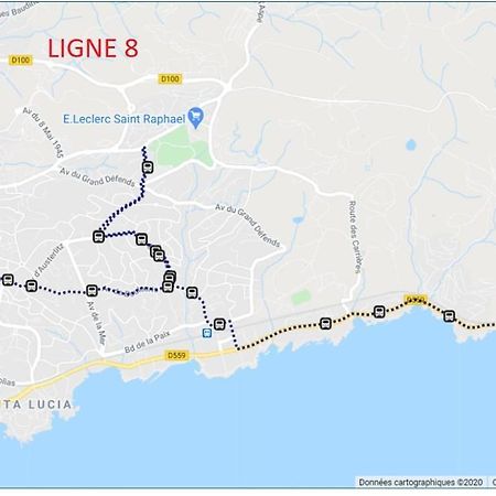 Studio B Front De Mer Saint-Raphael  Ngoại thất bức ảnh